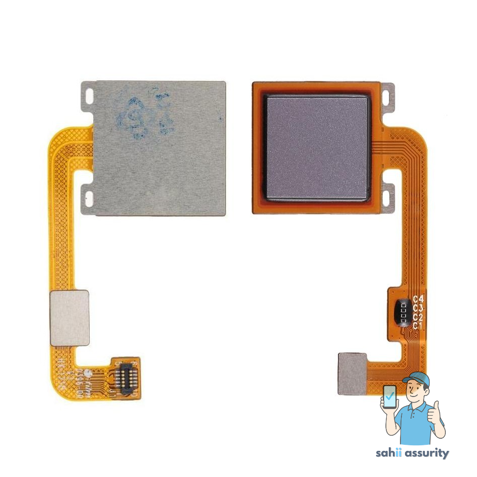 Fingerprint Sensor with Flex Cable for Xiaomi Redmi Note 4X Silver